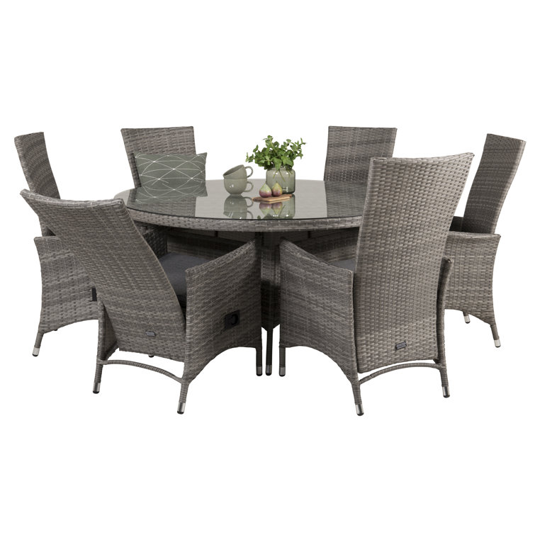 Garten Living 6-Sitzer Gartengarnitur Mitul mit Polster | Wayfair.de